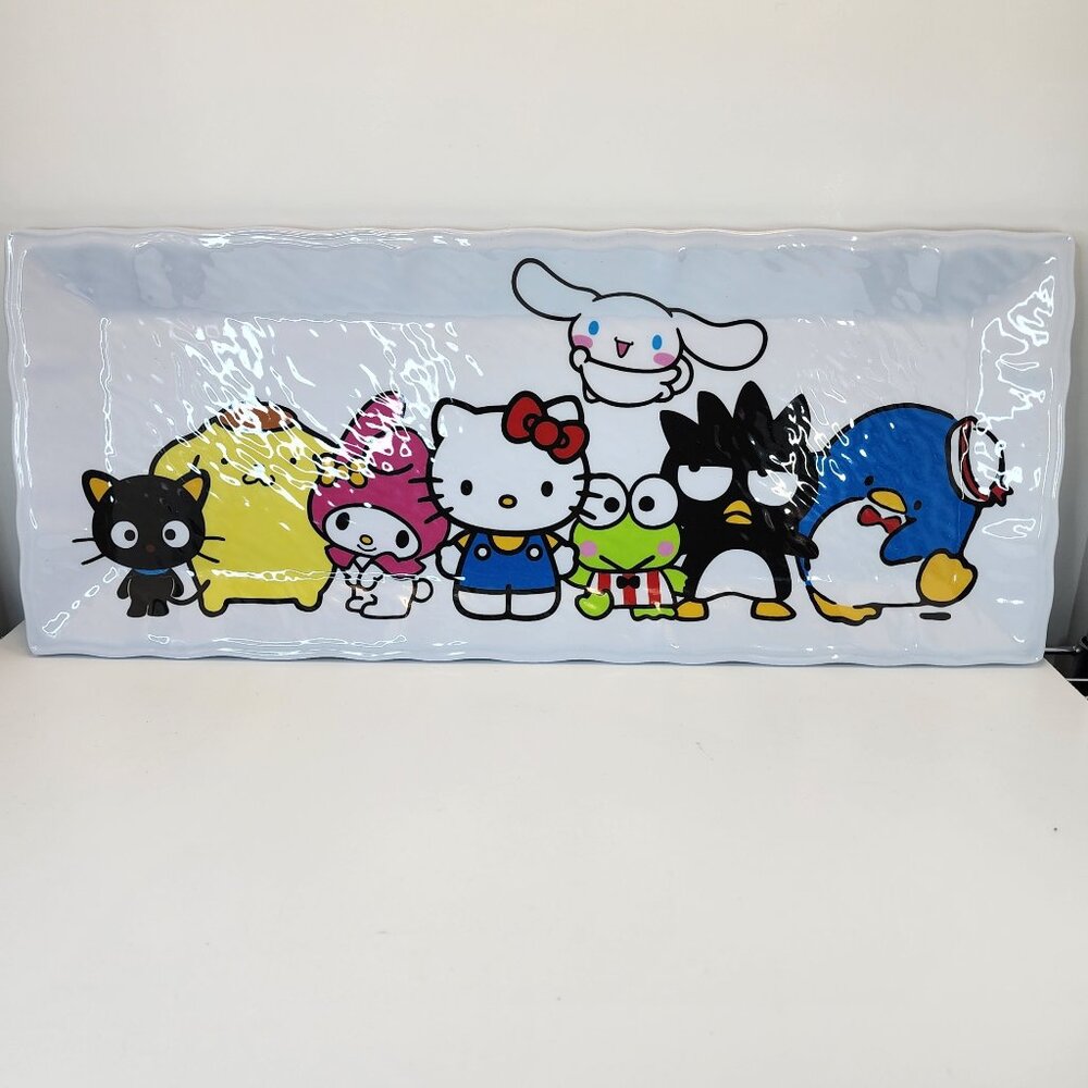 Hello Kitty and Friends Melamine Serving Tray | Large Platter Plate Sanrio NEW